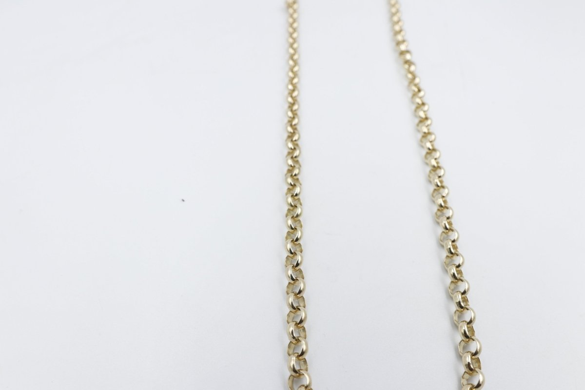 9ct Gold Round Belcher Chain B4 5CHB460Y 60cm