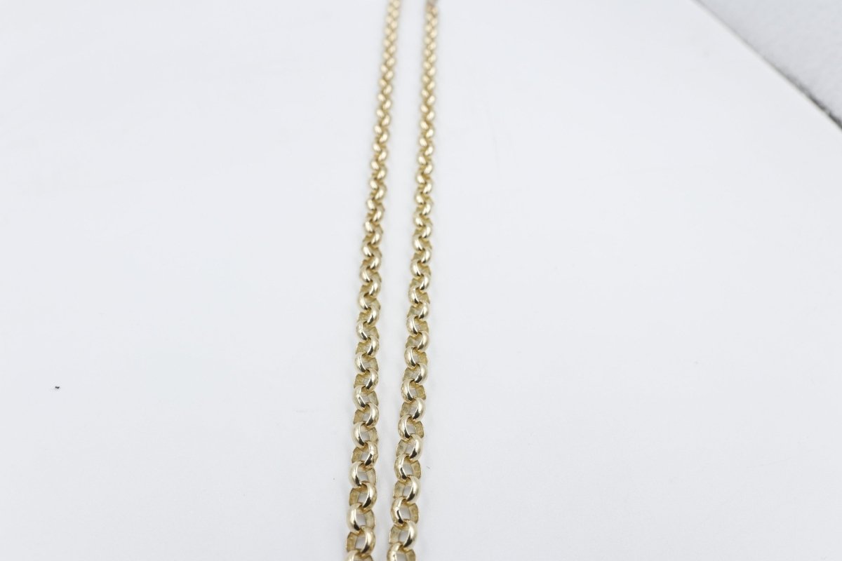 9ct Gold Round Belcher Chain B4 5CHB460Y 60cm