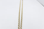 9ct Gold Round Belcher Chain B4 5CHB460Y 60cm