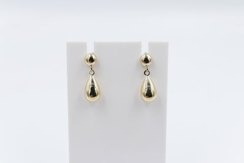 9ct Gold Tear Drop Earrings 5ER0415