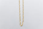 9ct Gold Singapore Twist Chain SNG30 50cm