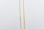 9ct Gold Singapore Twist Chain SNG30 50cm