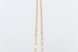 9ct Gold Singapore Twist Chain SNG40 55cm