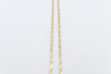 9ct Gold Singapore Twist Chain SNG40 55cm