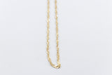 9ct Gold Singapore Twist Chain SNG40 55cm