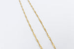 9ct Gold Singapore Twist Chain SNG50 50cm