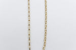 9ct Gold Diamond Cut Belcher Chain 45cm 9YBOD2.45