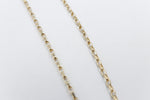 9ct Gold Diamond Cut Belcher Chain 45cm 9YBOD2.45