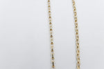 9ct Gold Diamond Cut Belcher Chain 45cm 9YBOD2.45