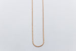 9ct Rose Gold Italian Wheatsheaf Chain 55cms
