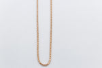9ct Rose Gold Italian Wheatsheaf Chain 50cms