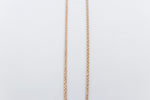 9ct Rose Gold Italian Wheatsheaf Chain 50cms