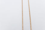 9ct Rose Gold Italian Wheatsheaf Chain 50cms