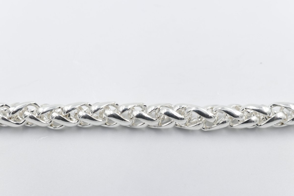 Stg Silver Wheatsheaf Bracelet 21cm SJV583BR