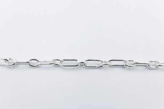 Stg Silver Paperclip Chain Bracelet SJV76419