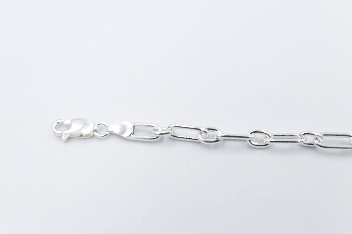 Stg Silver Paperclip Chain Bracelet SJV76419