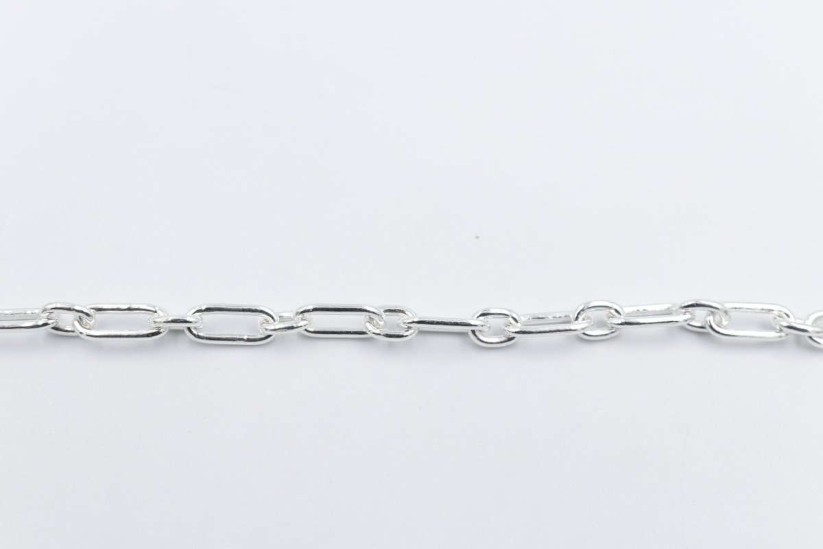 Stg Silver Paperclip Chain Bracelet SJV76419