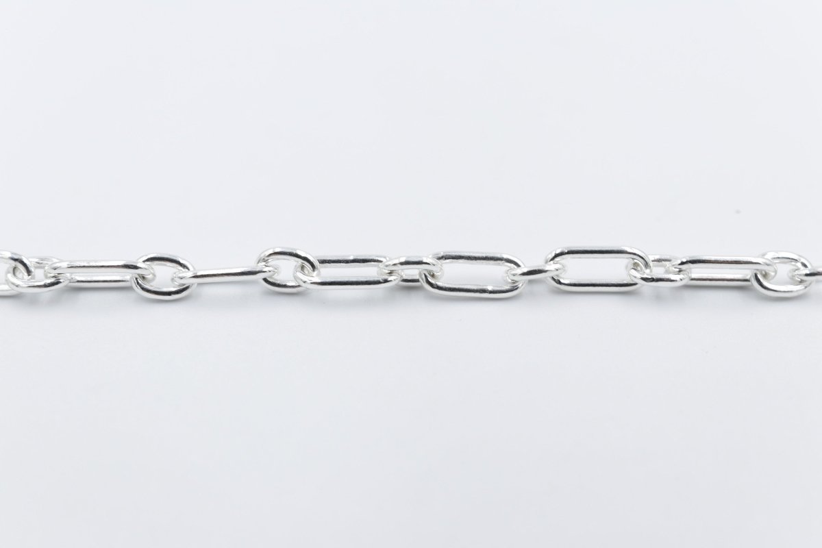Stg Silver Paperclip Chain Bracelet SJV76419