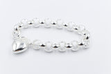 Stg Silver Large belcher Bracelet SJV669WSPP18