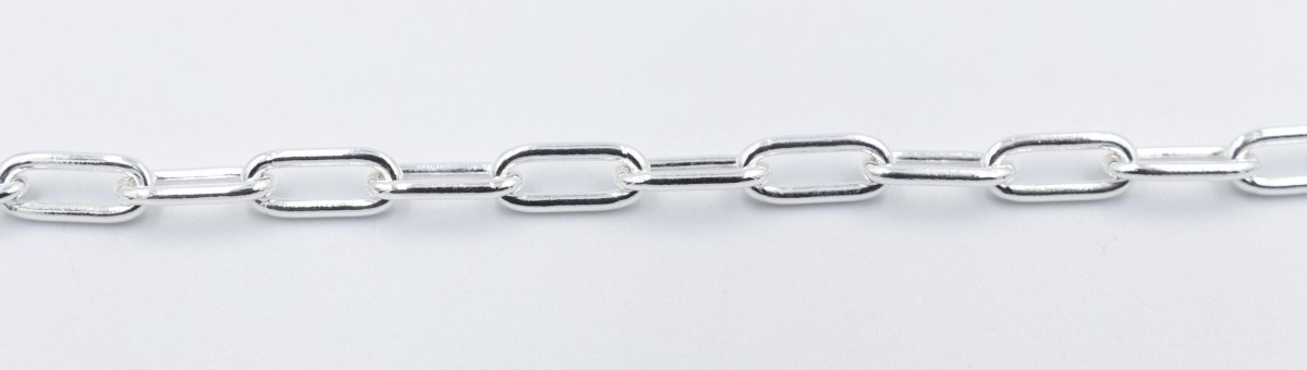 Stg Silver Paperclip Chain Bracelet SJV76419