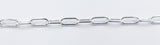 Stg Silver Paperclip Chain Bracelet SJV76419