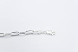 Stg Silver Paperclip Chain Bracelet SJV76419