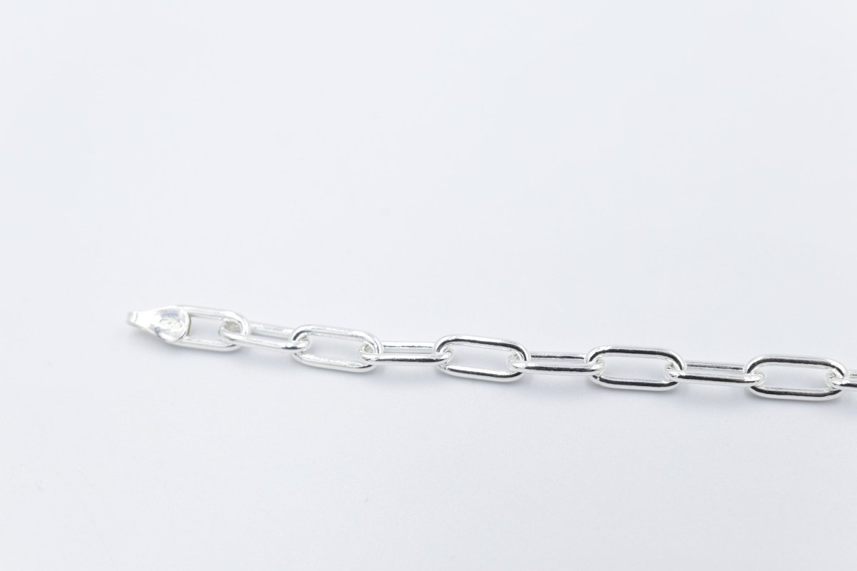 Stg Silver Paperclip Chain Bracelet SJV76419
