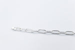 Stg Silver Paperclip Chain Bracelet SJV76419