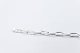 Stg Silver Paperclip Chain Bracelet SJV76419