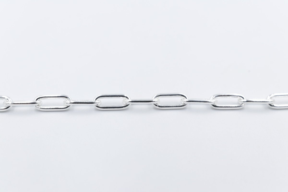 Stg Silver Paperclip Chain Bracelet SJV76419