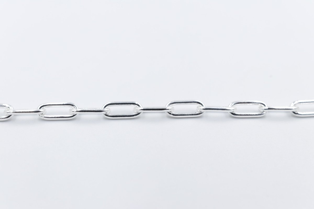 Stg Silver Paperclip Chain Bracelet SJV76419