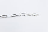 Stg Silver Paperclip Chain Bracelet SJV76419