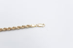 9ct Gold Italian Rope Bracelet 19cm 80HVC91/4 19cm