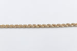 9ct Gold Italian Rope Bracelet 19cm 80HVC91/4 19cm