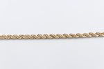 9ct Gold Italian Rope Bracelet 19cm 80HVC91/4 19cm