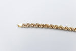 9ct Gold Italian Rope Bracelet 19cm 80HVC91/4 19cm