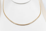 9ct Gold Solid Curb Link Chain 55cm 100HK145/4