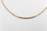 9ct Gold Solid Curb Link Chain 55cm 100HK145/4