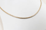 9ct Gold Solid Curb Link Chain 55cm 100HK145/4