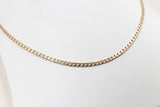 9ct Gold Solid Curb Link Chain 55cm 100HK145/4