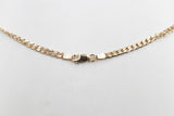 9ct Gold Solid Curb Link Chain 55cm 100HK145/4