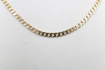 9ct Gold Solid Curb Link Chain cm 120HK145/4