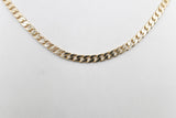 9ct Gold Solid Curb Link Chain cm 120HK145/4