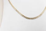 9ct Gold Solid Curb Link Chain cm 120HK145/4