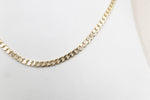 9ct Gold Solid Curb Link Chain cm 120HK145/4