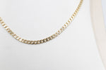 9ct Gold Solid Curb Link Chain cm 120HK145/4