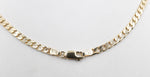 9ct Gold Solid Curb Link Chain cm 120HK145/4