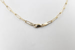 9ct Gold Paperclip Chain 45cm