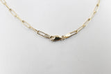 9ct Gold Paperclip Chain 45cm