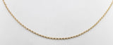 9ct Gold Oval Belcher Chain 45cm